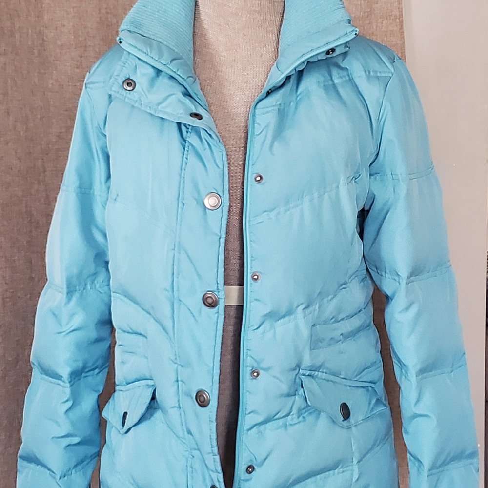 Blue winter jacket